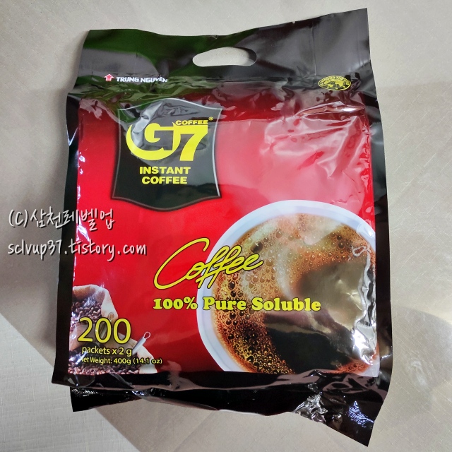 베트남 g7 커피 블랙 200T