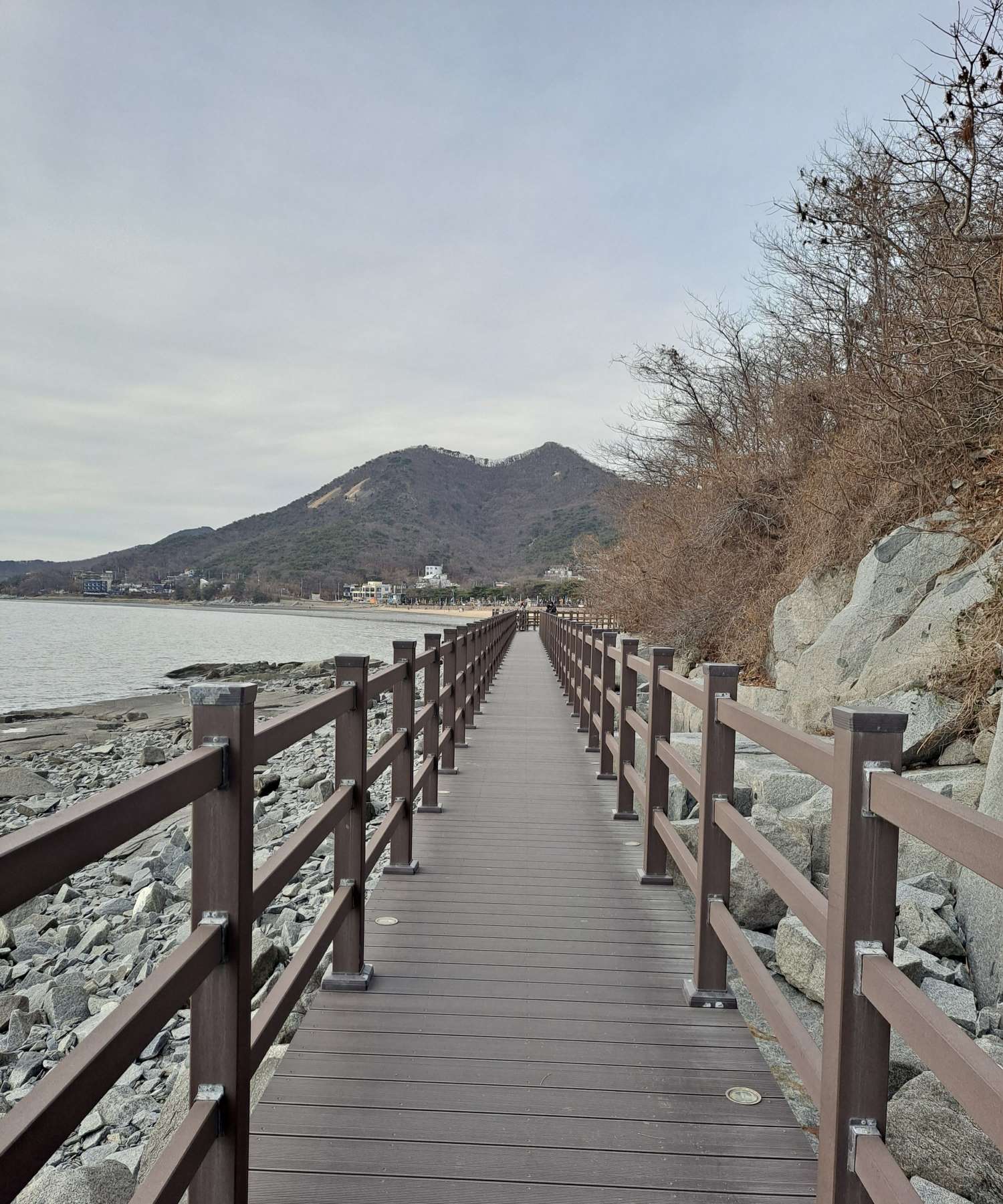 해안데크길 직선도로