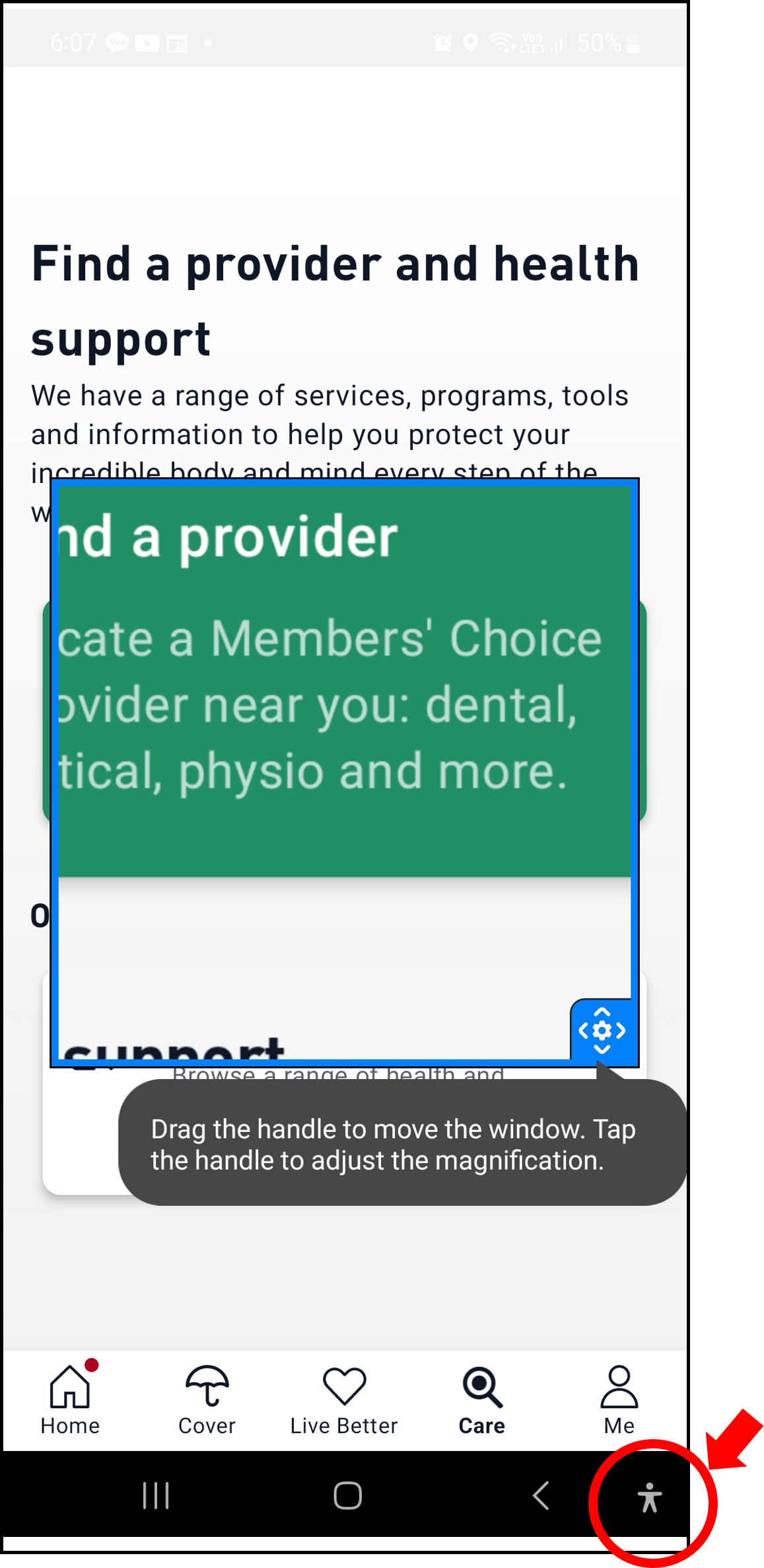 갤럭시 핸드폰 돋보기 기능, 화면 확대 설정방법