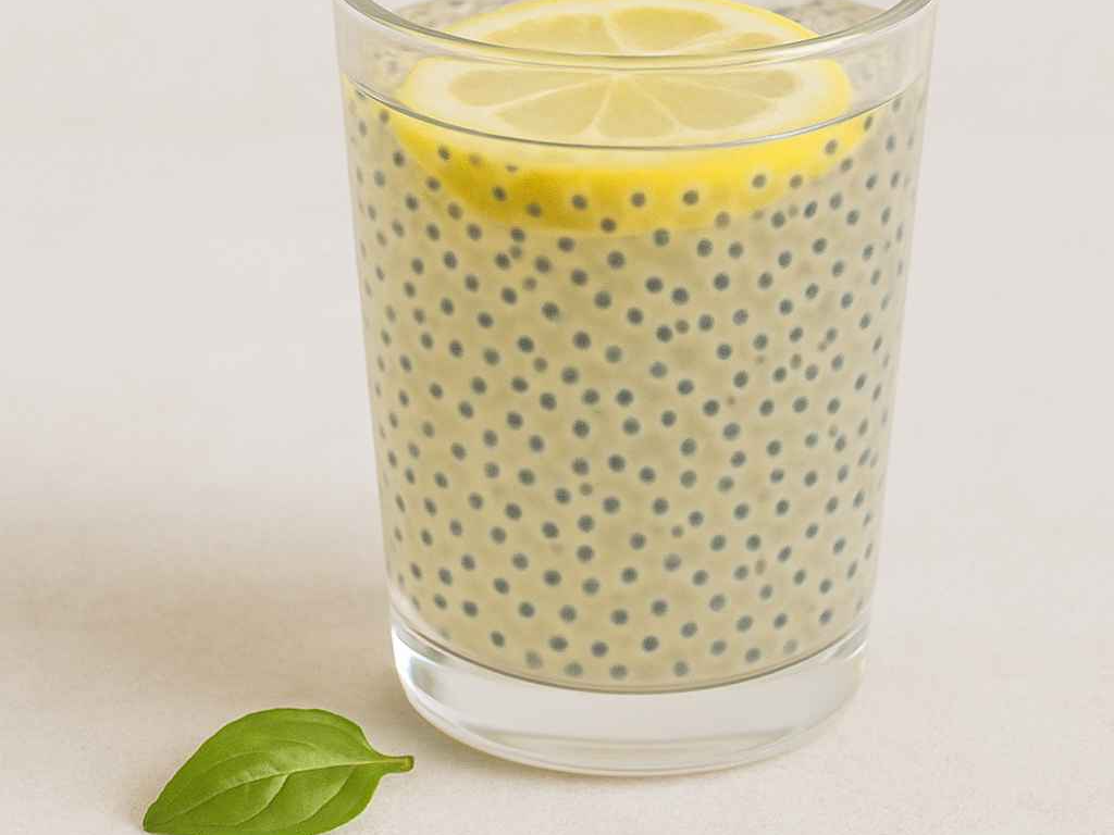 바질 잎과 시드 비교