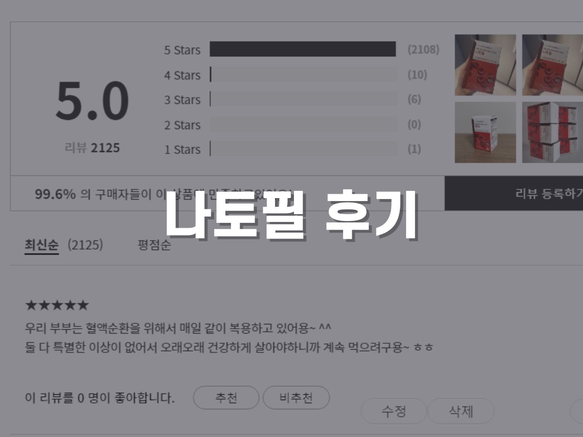 필리서치 나토필 후기