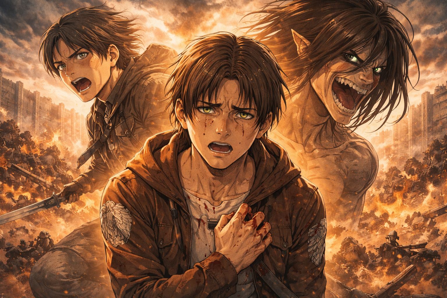 주인공 에렌 예거의 성장은 비극이었나?