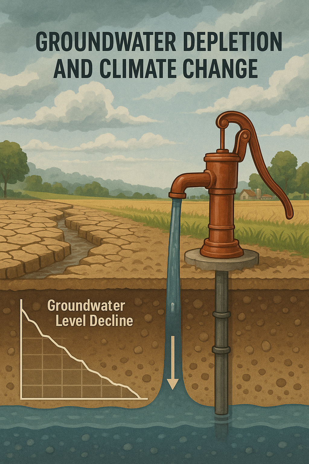 지하수 고갈과 기후변화의 상관관계: 보이지 않는 위기의 물길