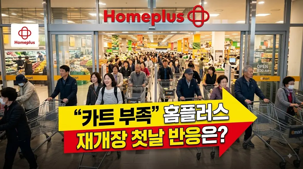 홈플러스 재개장 첫날 반응이미지