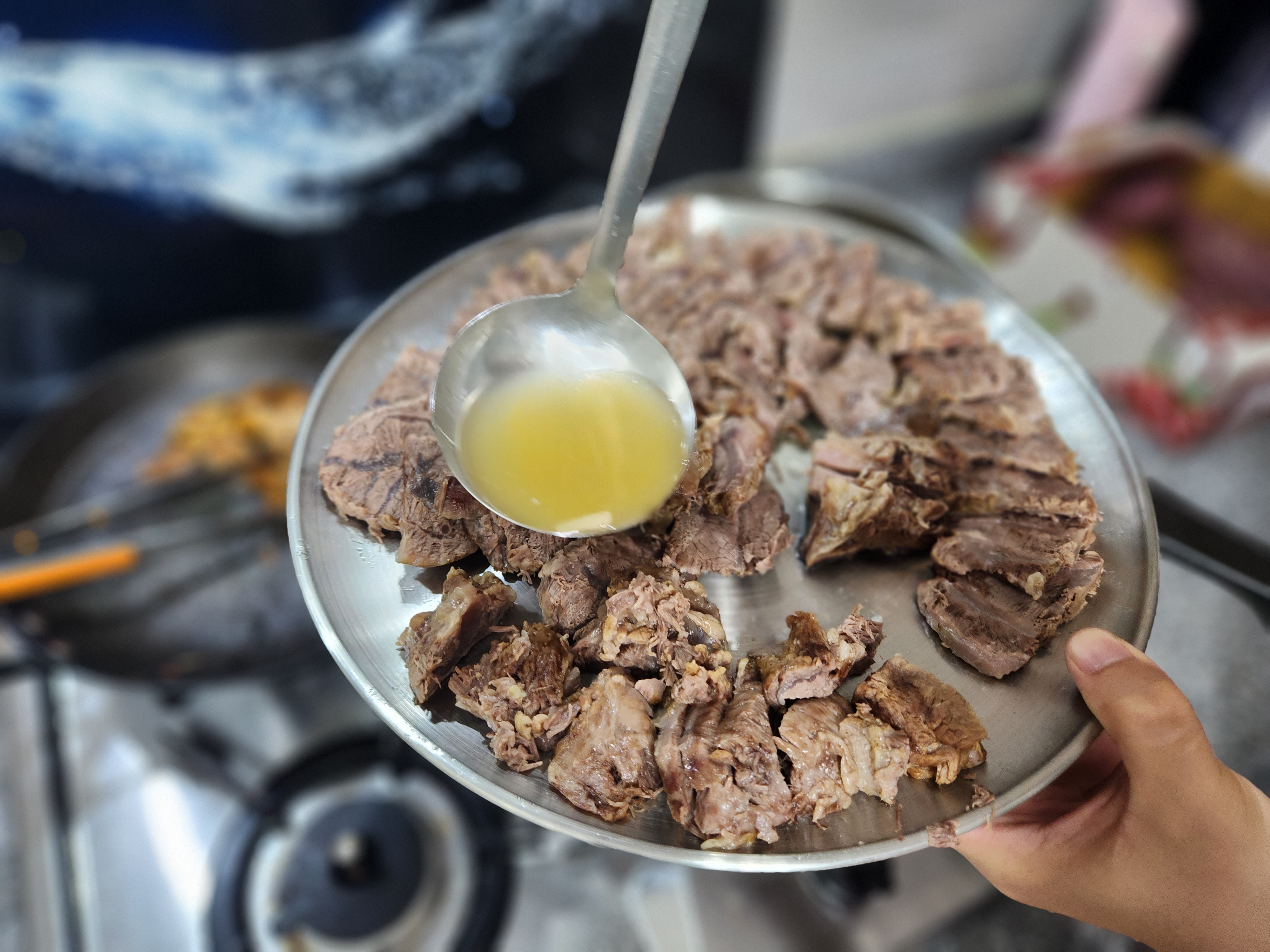 아롱사태 수육 만들기