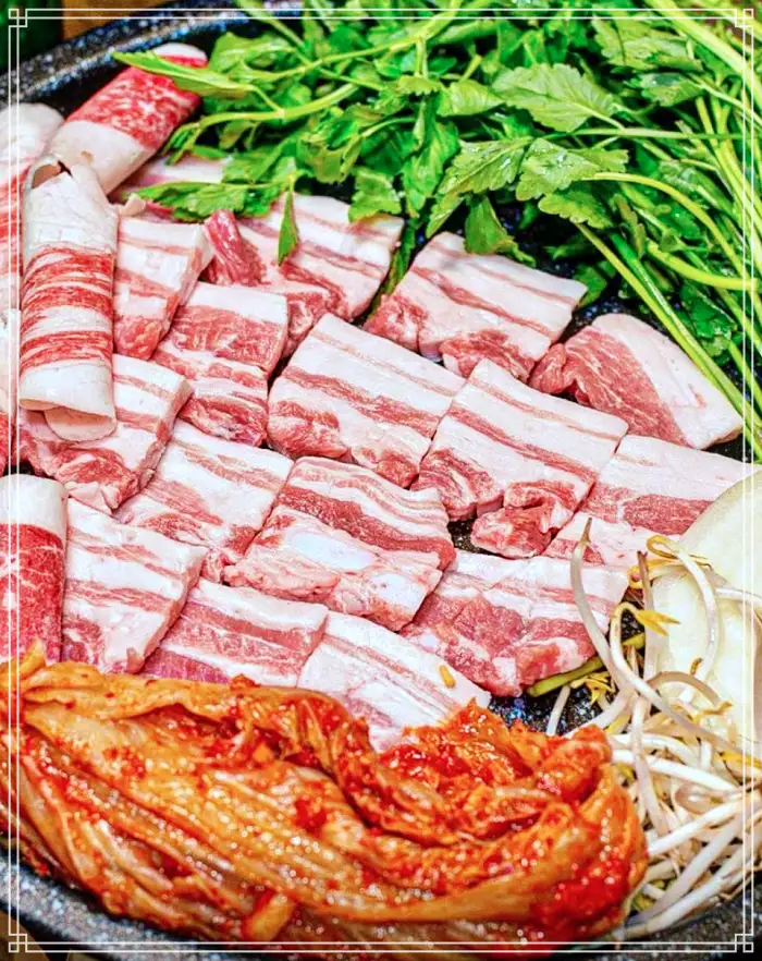 용산 남영 숙대입구 맛집 미나리 삼겹살, 냉삼