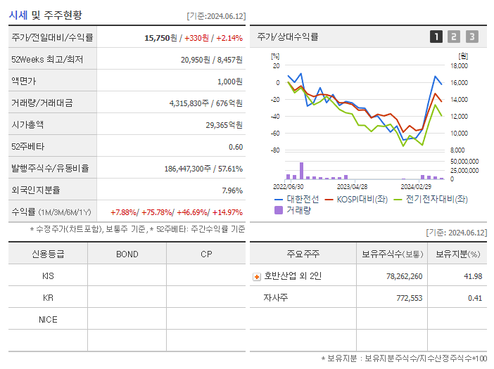 대한전선_기업개요
