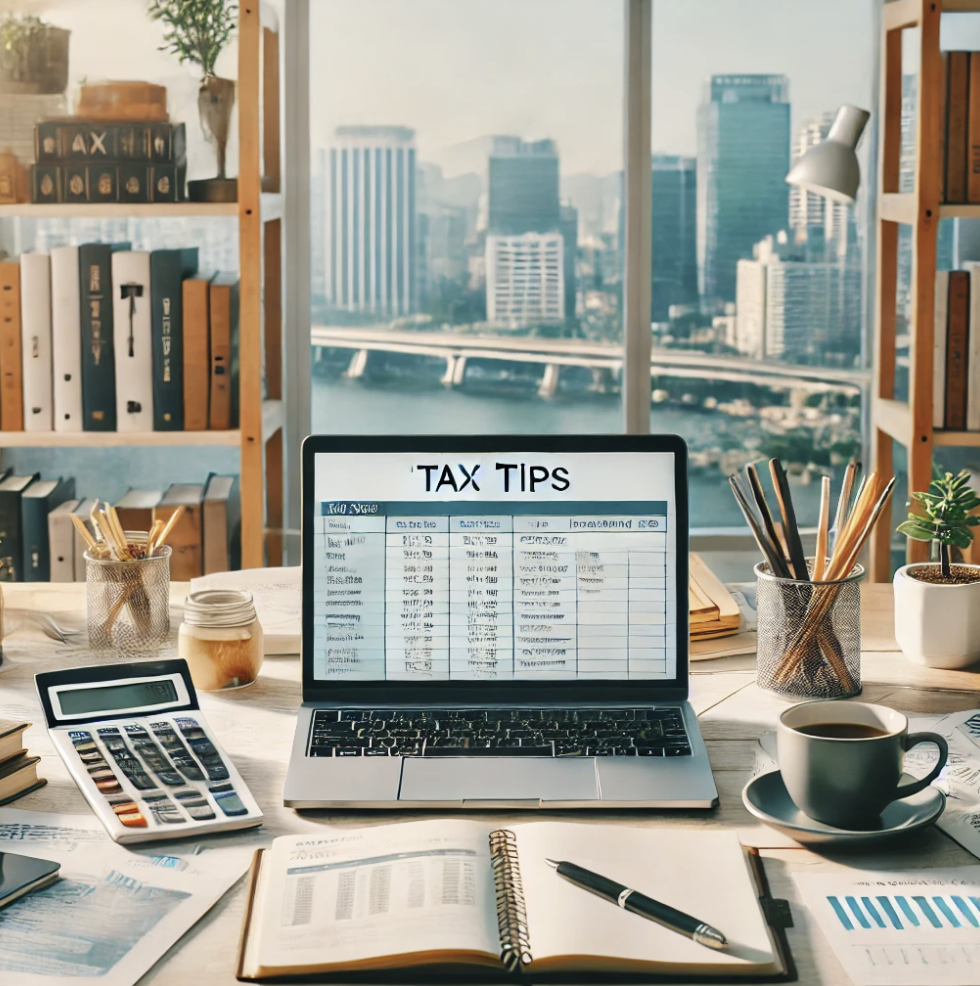 효율적인 세금 관리 팁을 위한 깔끔한 업무 환경