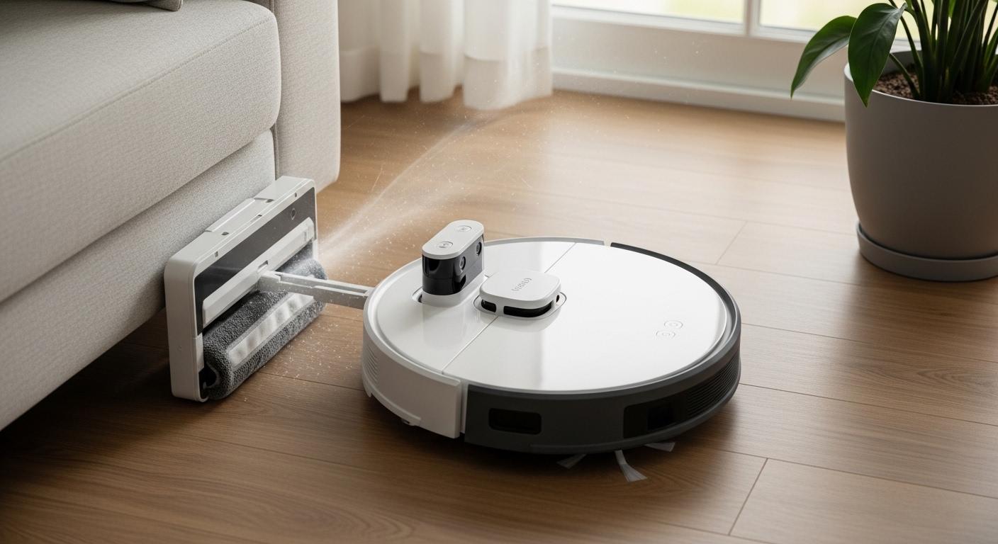 사각지대 자동 먼지비움 로봇청소기 관리 방법