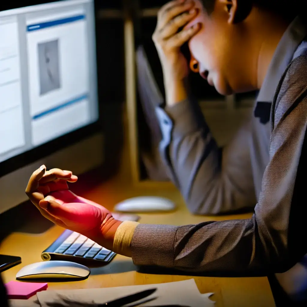 지속적인 손목 통증