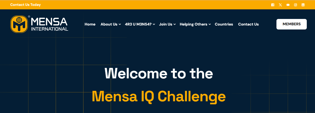 아이큐 테스트 무료 사이트