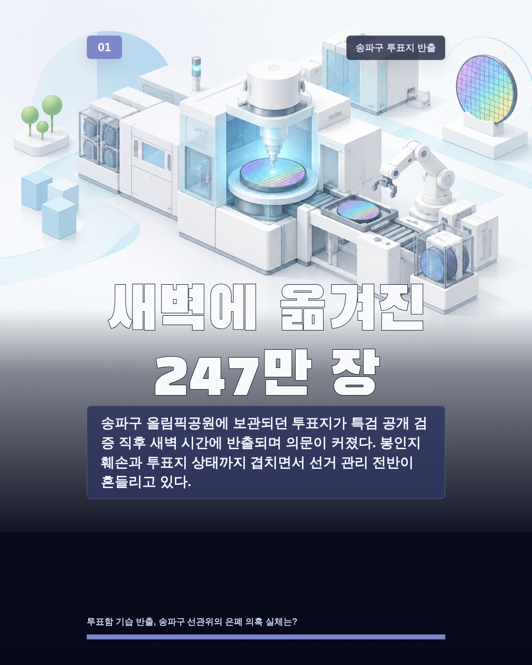 새벽에 옮겨진 247만 장