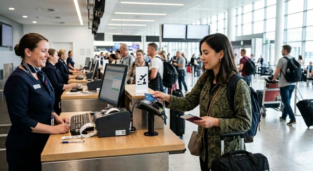 다낭 항공권 결제 시 신용카드로 마일리지 적립하는 상황