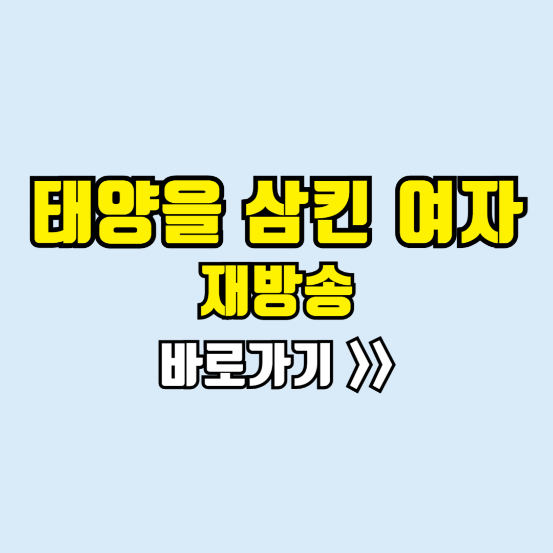 태양을 삼킨 여자 재방송