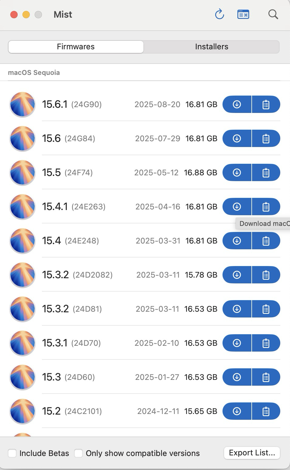 macOS 설치 파일을 앱 스토없이 직접 다운로드 받는 방법2