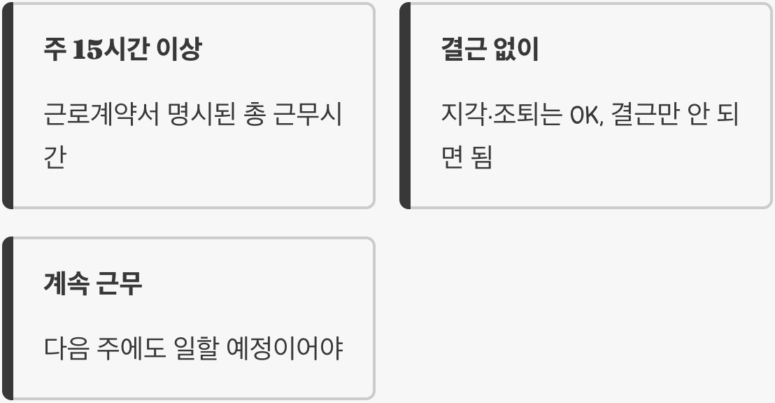 나도 받을 수 있을까? 3가지 지급 기준
