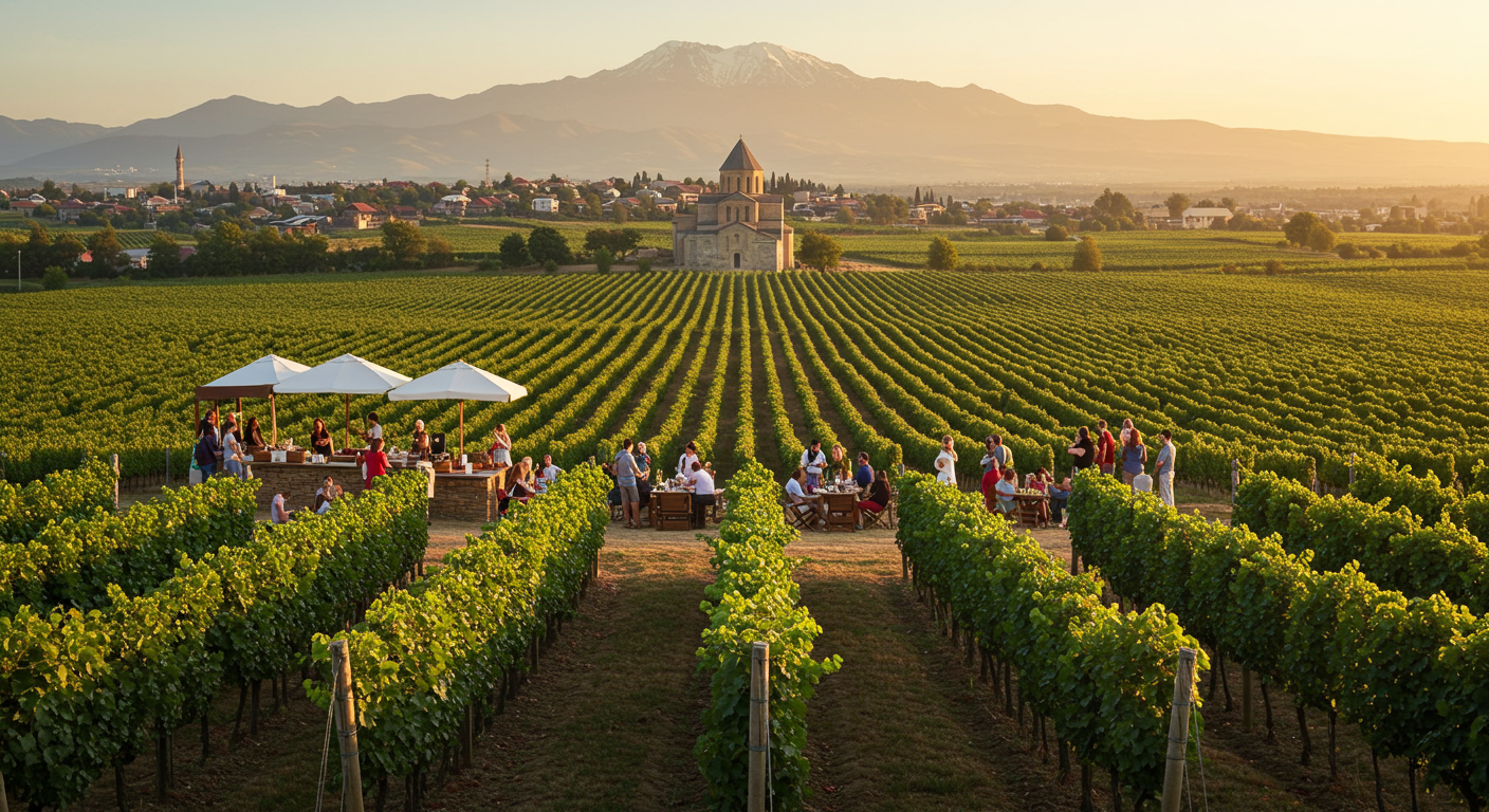 카헤티 와인 농장 투어