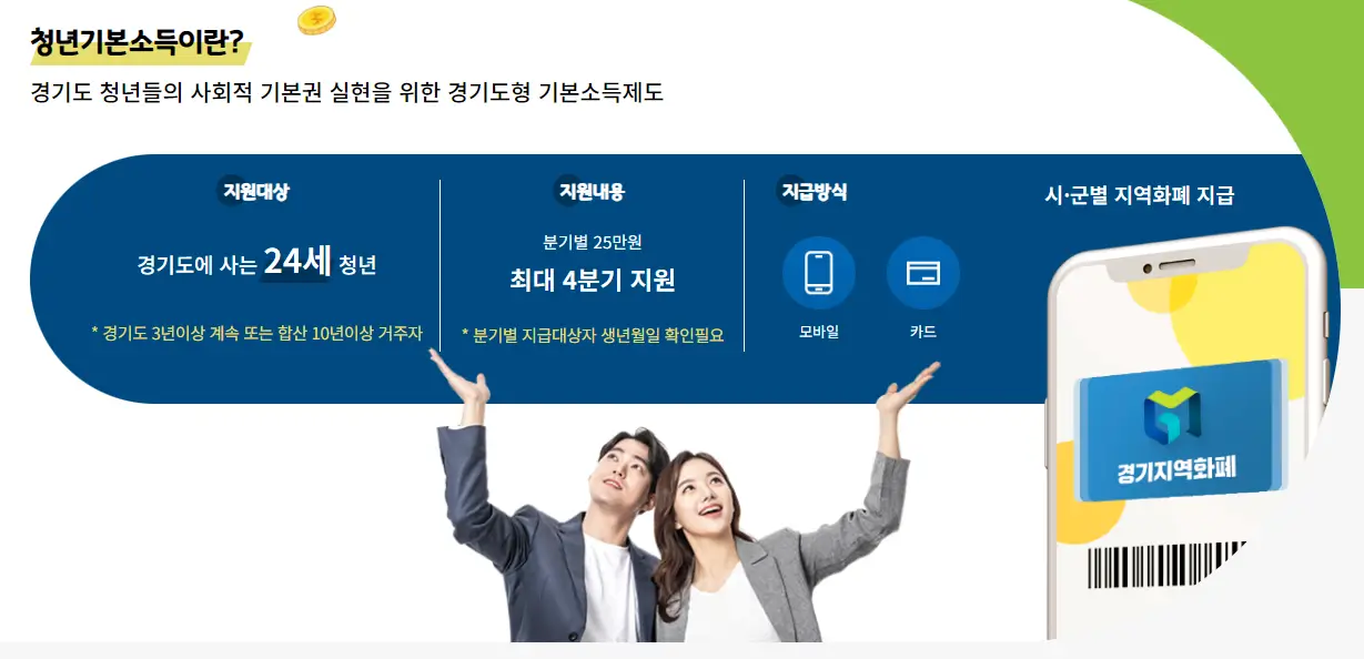 경기도-청년기본소득-개요
