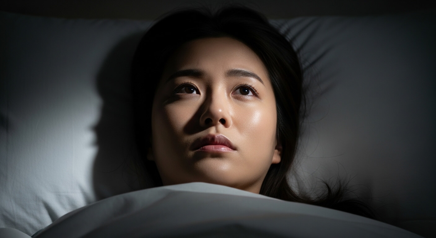 수면 부족으로 인해 두통을 겪는 여성 불면과 두통의 연관성