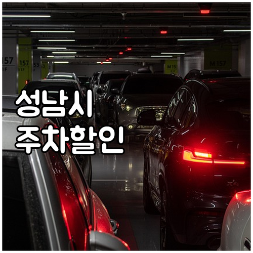 성남시 공영주차장 2025년 감면: ..