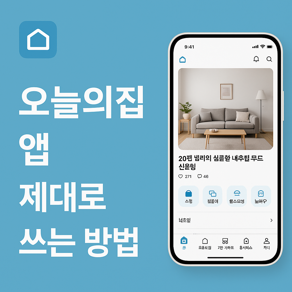 오늘의집 앱 제대로 쓰는 방법