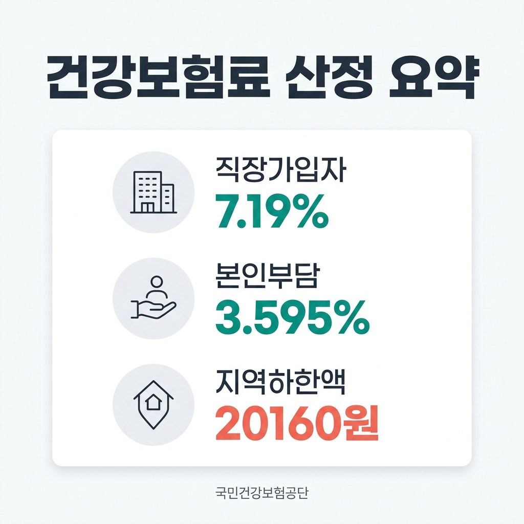 건강보험료 산정 요약