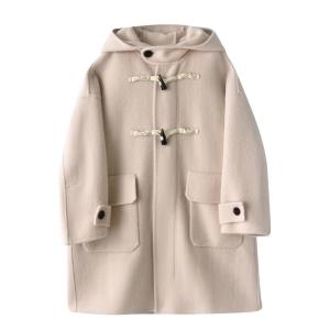 여성 후드 테디 코트 후리스 더플 떡볶이 코트