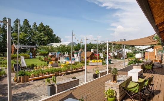 피싱파크 정원 모습