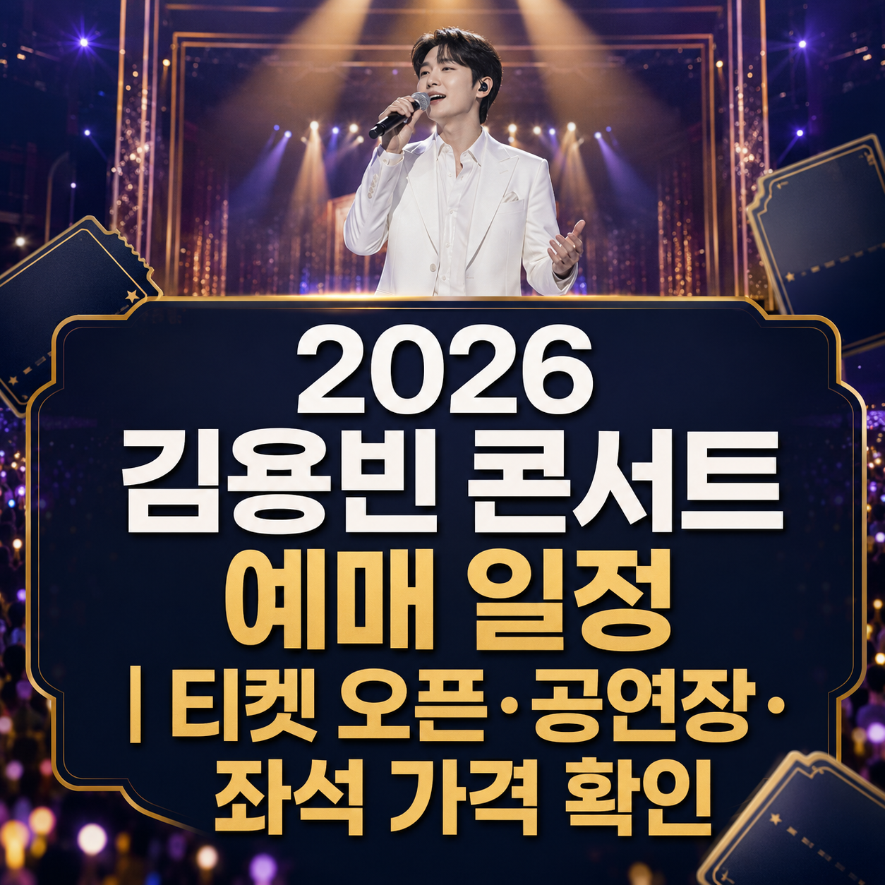 2026 김용빈 콘서트 예매 일정|티켓 오픈·공연장·좌석 가격 확인