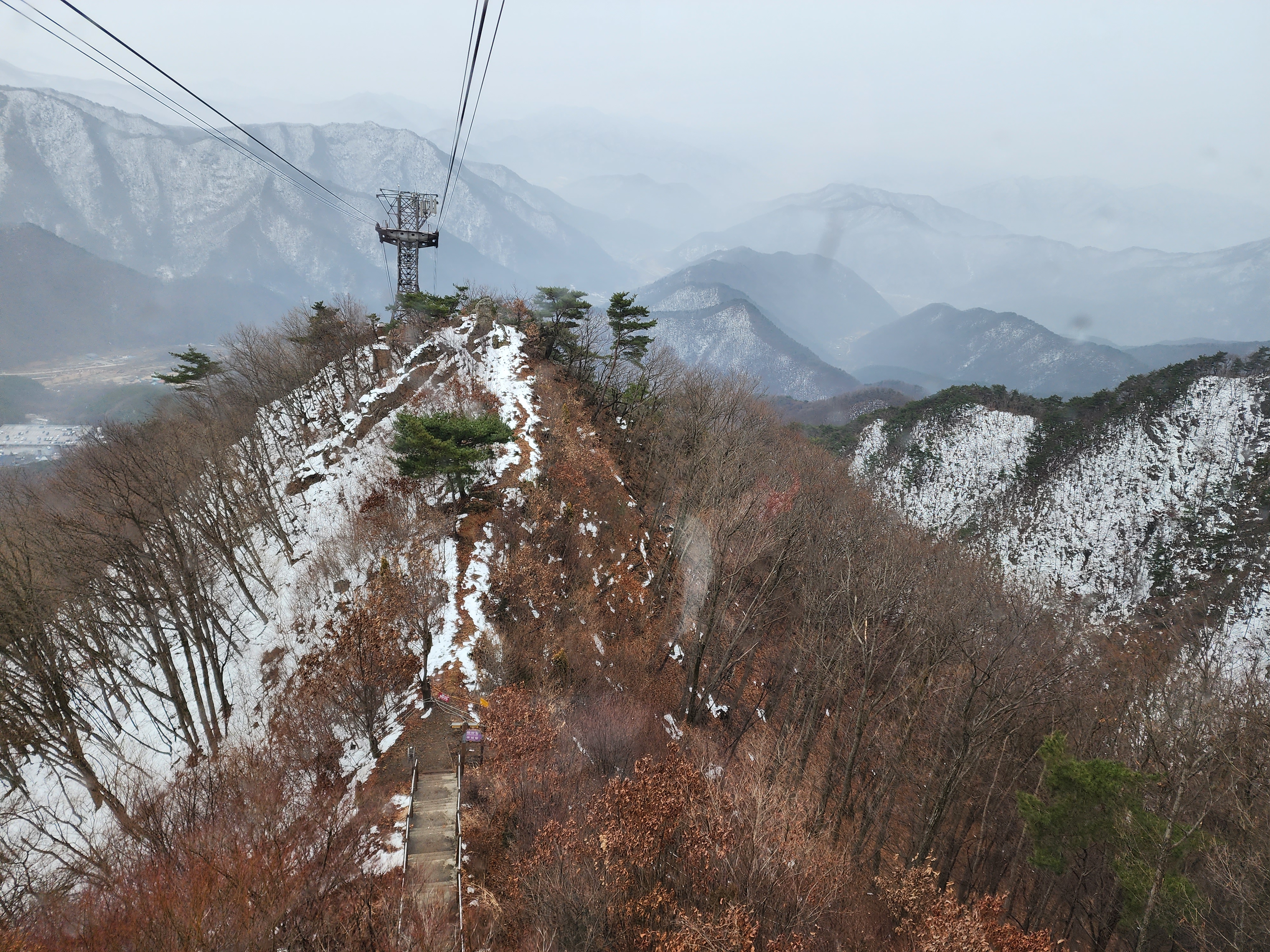 대둔산 설경