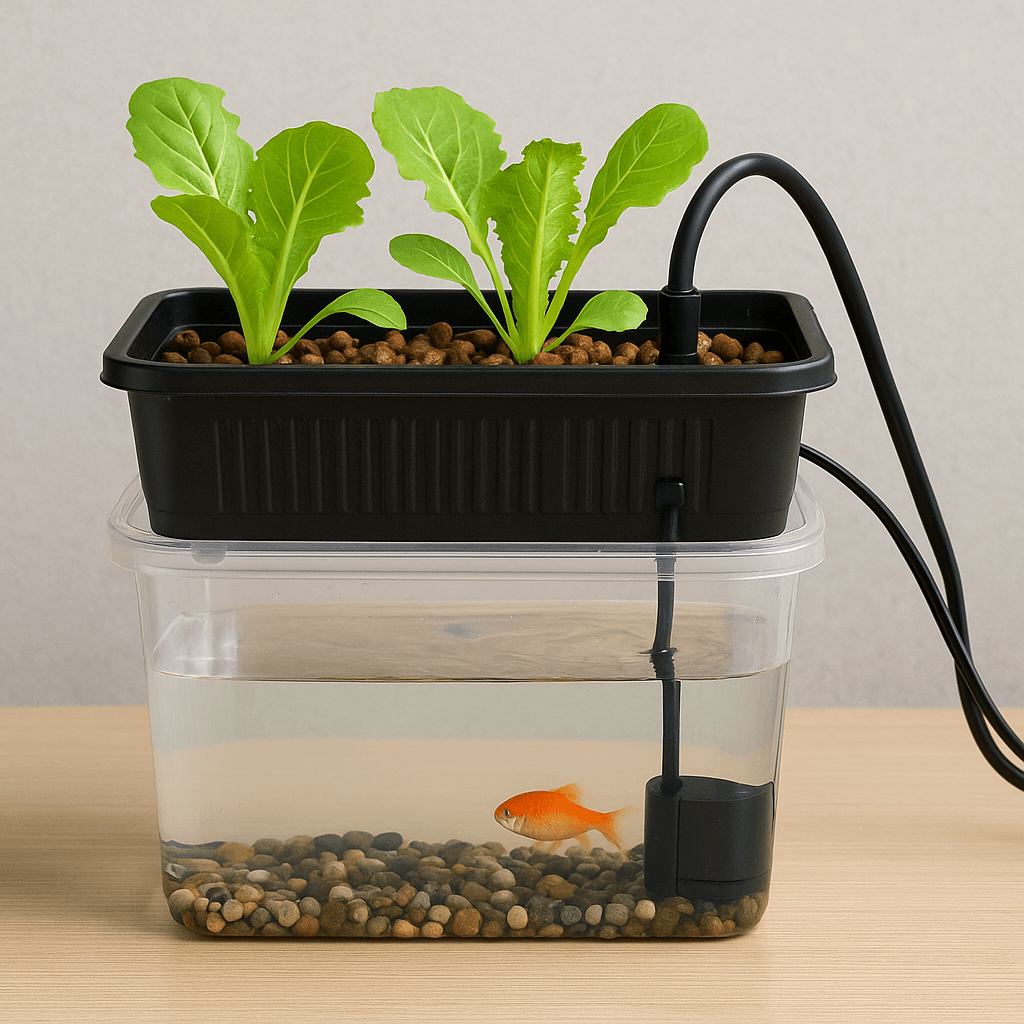 재활용품을 활용한 DIY 미니 아쿠아포닉스 제작법