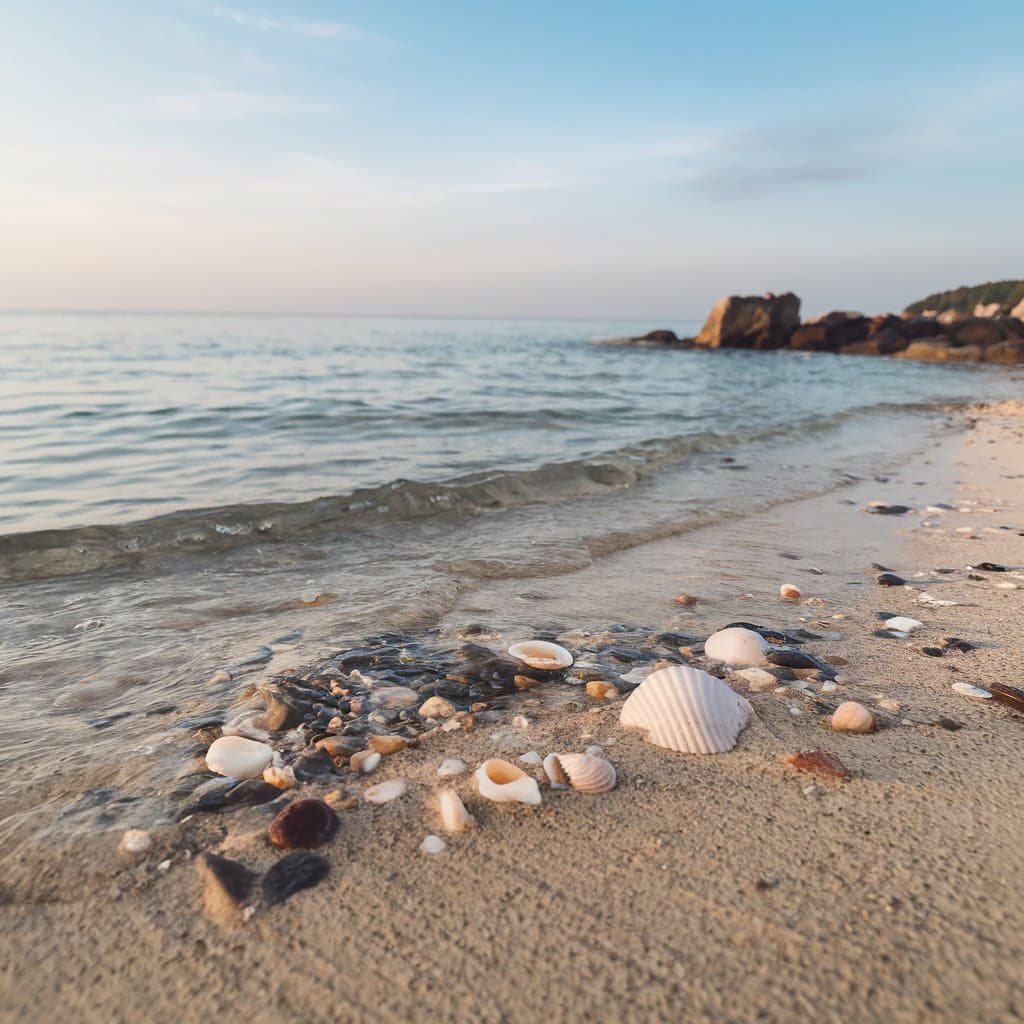 강릉의 조용한 바닷가, 가족과 걷기 좋은 해변 스팟