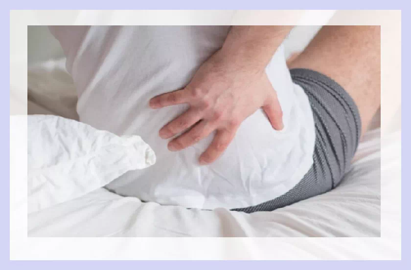 자고 일어나면 허리가 아파요