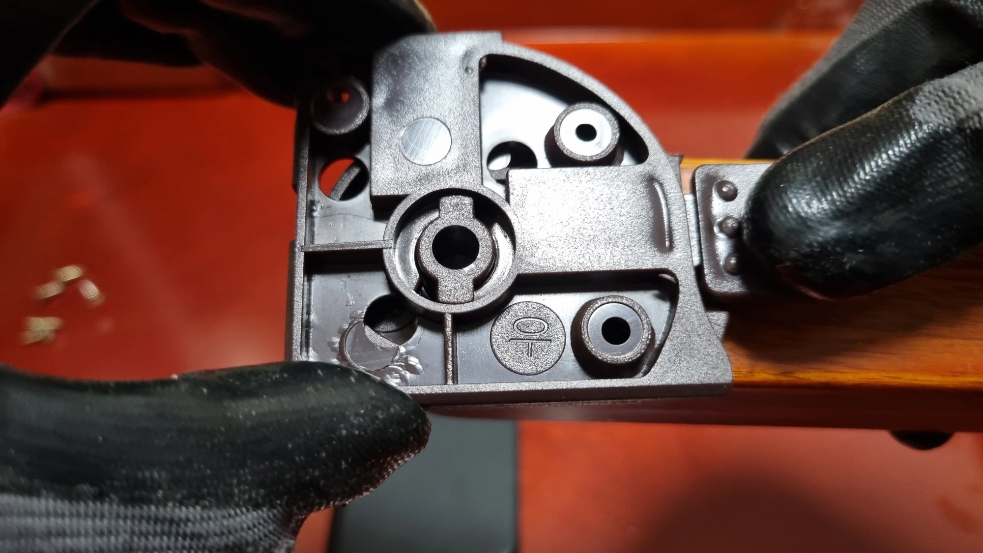 연결 부품 끼운 모습