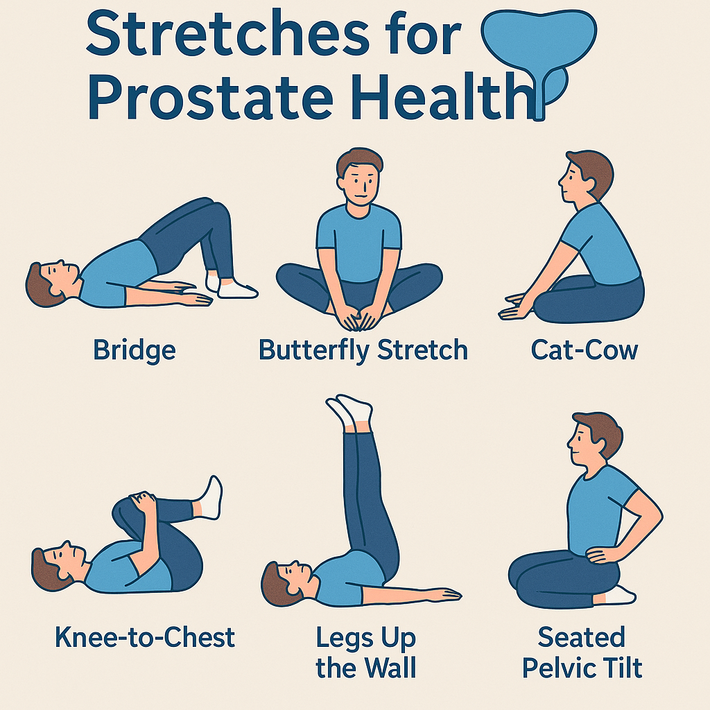 전립선에 좋은 스트레칭 이미지