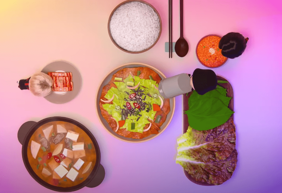 세 번째, BTS 쿠킹온 홍보영상