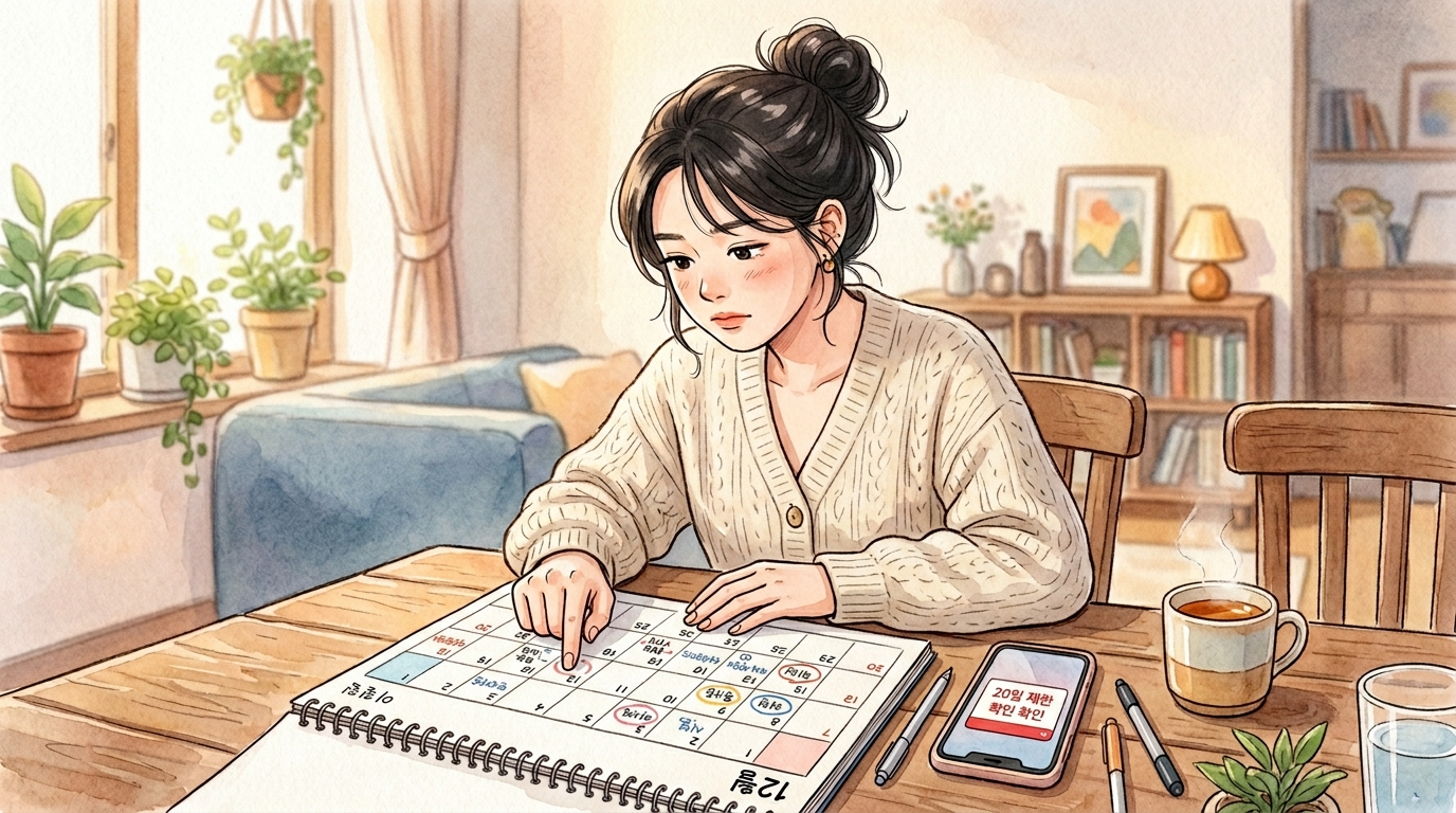 비대면 계좌 20일 제한 확인하며 특판 예금 가입 성공을 위해 전략을 세우고 있는 모습.