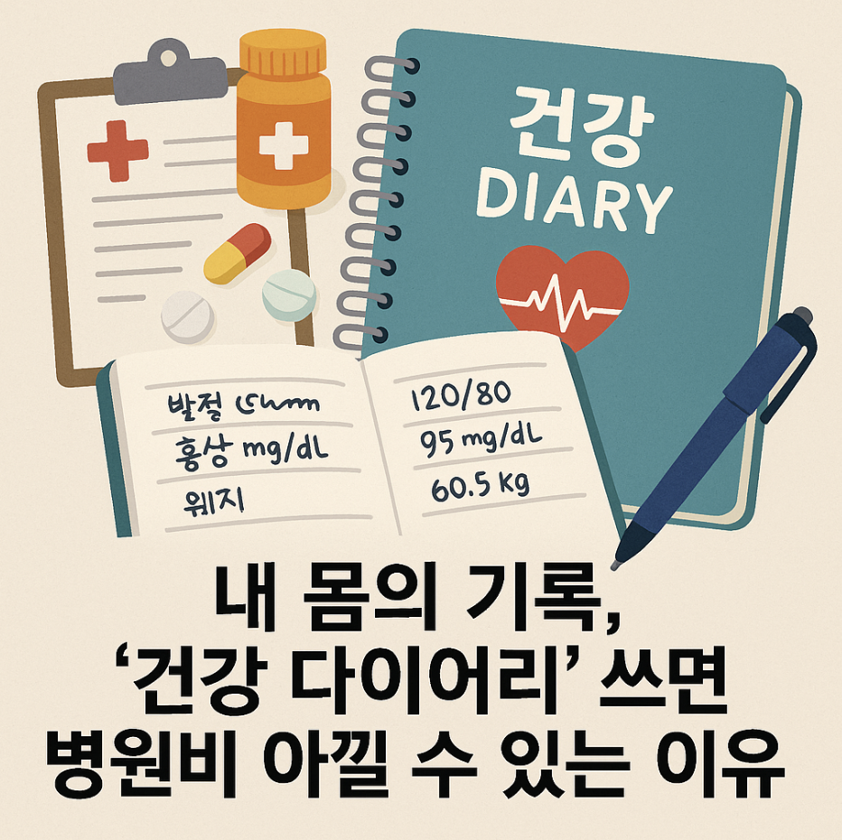 내 몸의 기록, '건강 다이어리' 쓰면 병원비 아낄 수 있는 이유