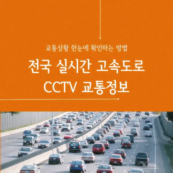 전국 실시간 고속도로 CCTV 교통정보