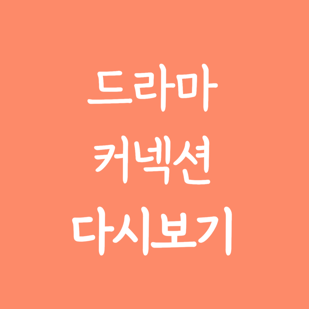 드라마 커넥션 다시보기