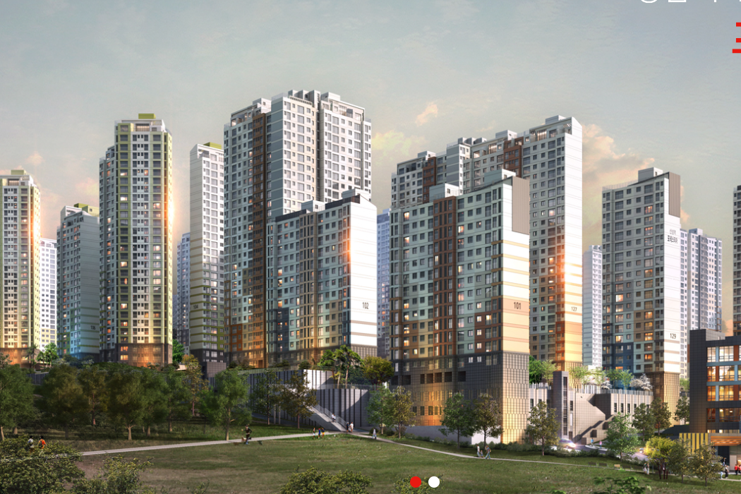 산성역 포레스티아 조감도