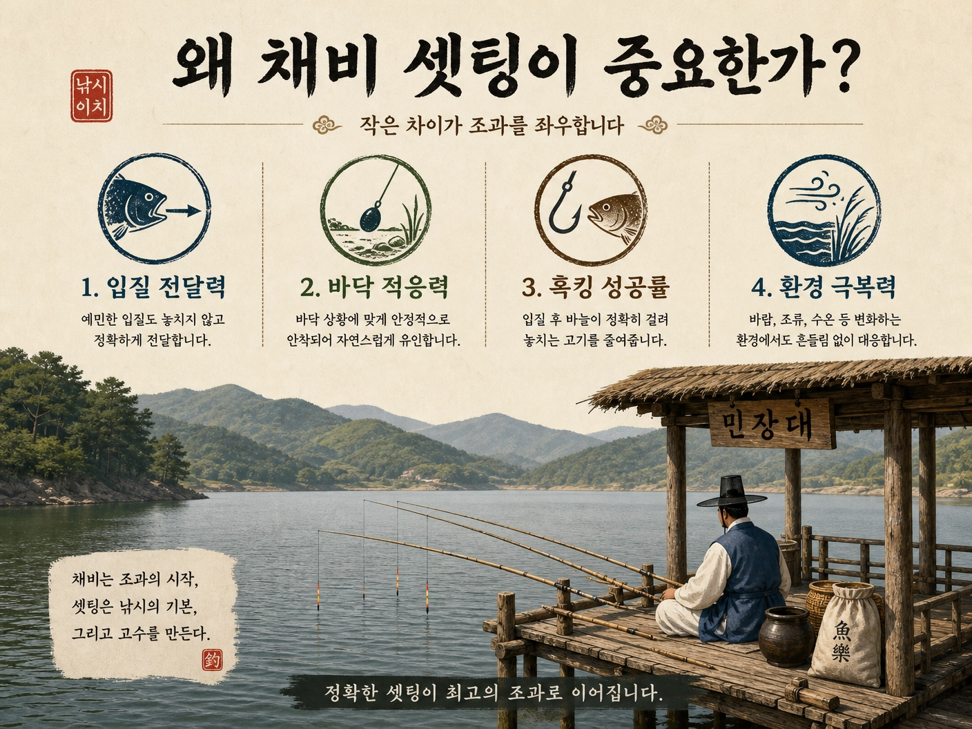 채비셋팅이 중요한 이유