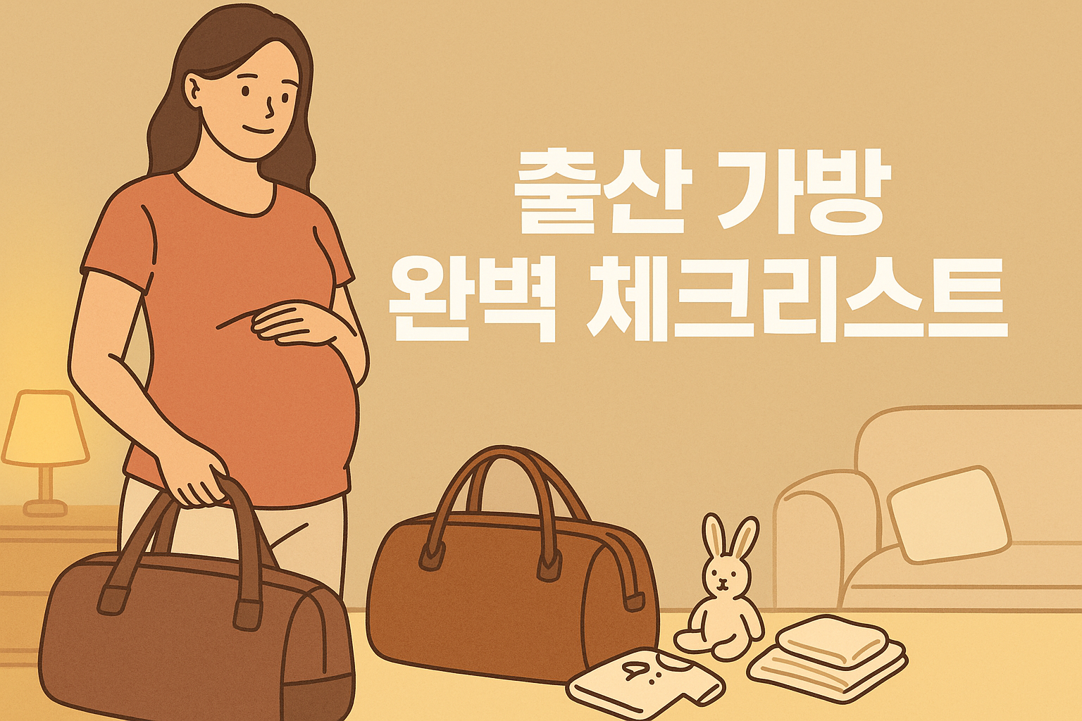 출산 가방 완벽 체크리스트 🎒 산모&middot;아기 필수 준비물 총정리