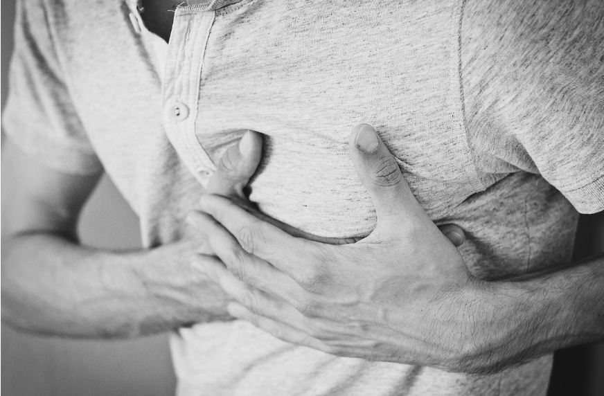 Man, Heartache, Chest pain image