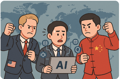 미국 · 중국 글로벌 AI 전쟁