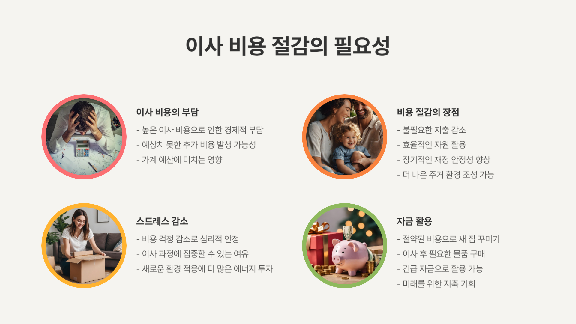 이사 비용 절감 팁