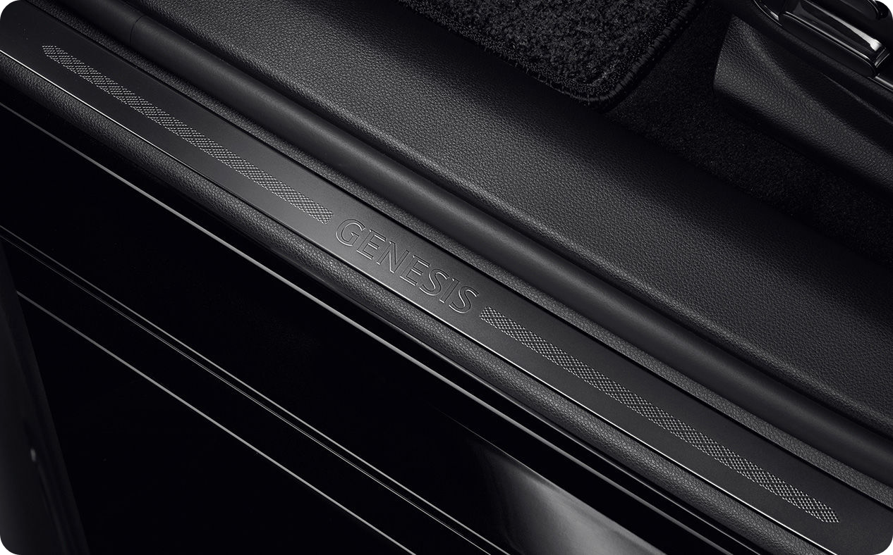 제네시스 G90 BLACK 도어 스텝