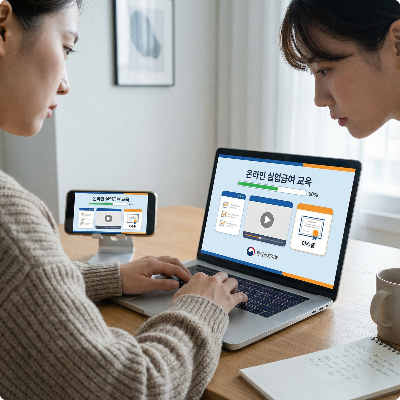 2026 실업급여 수급자격 신청자 온라인 교육 이미지