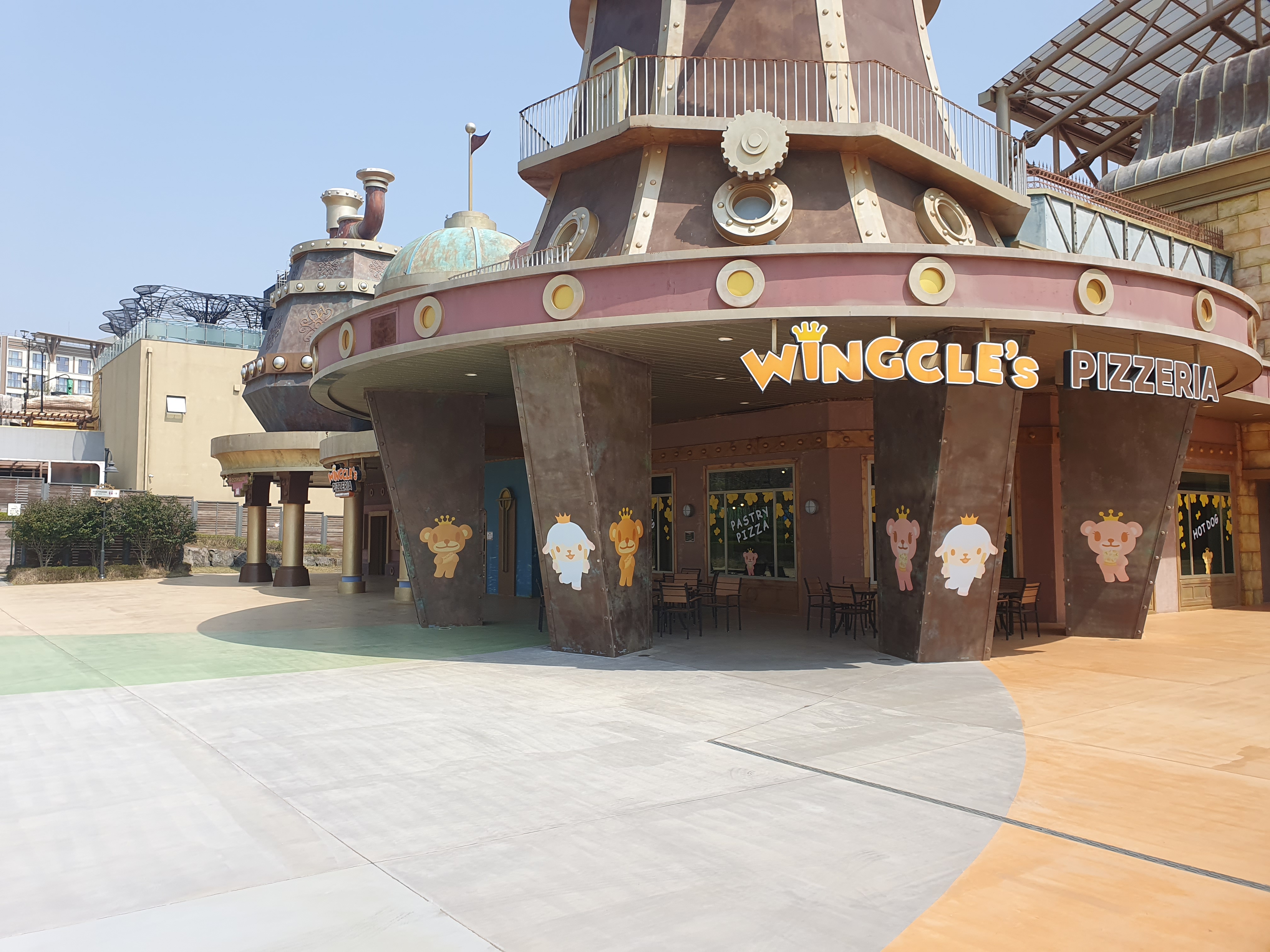 신화월드 테마파크 카페테리아