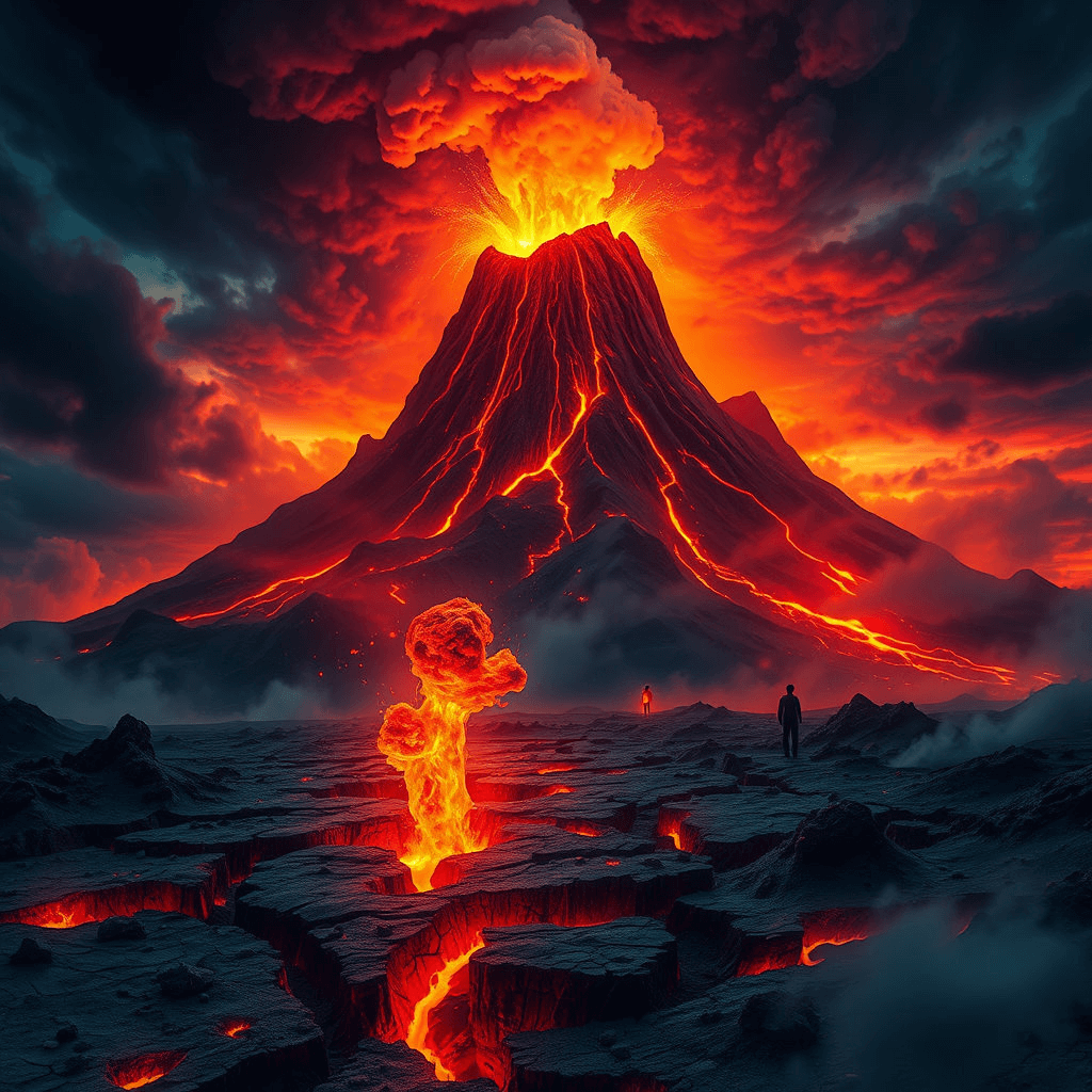 화산 폭발 꿈해몽